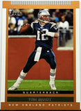 Brady, Rookie, Draft Picks, Prospects, Tom, 2003, Topps, Draft Picks & Prospects, Draft Picks and Prospects, 55, Quarterback, QB, Super Bowl, MVP, GOAT, New England, Patriots, Tampa Bay, Buccaneers, Bucs, Yards, Football, NFL, RC, Football Cards