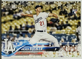Buehler, Rookie, Walker, 2018, Topps, Holiday, Walmart, Snowflake, HMW61, Los Angeles, Dodgers, Pitcher, Strikeouts, Baseball Cards