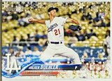 Buehler, Rookie, Walker, 2018, Topps, Holiday, Walmart, Snowflake, HMW61, Los Angeles, Dodgers, Pitcher, Strikeouts, Baseball Cards