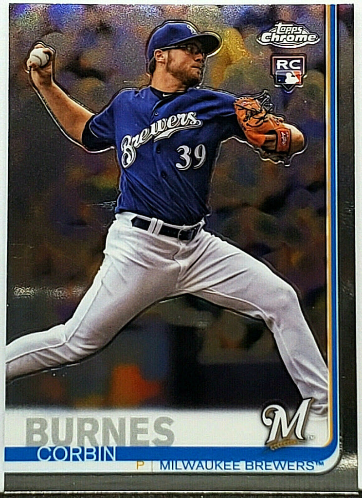 Corbin Burnes Rookie 2019 Topps Chrome #84, Milwaukee