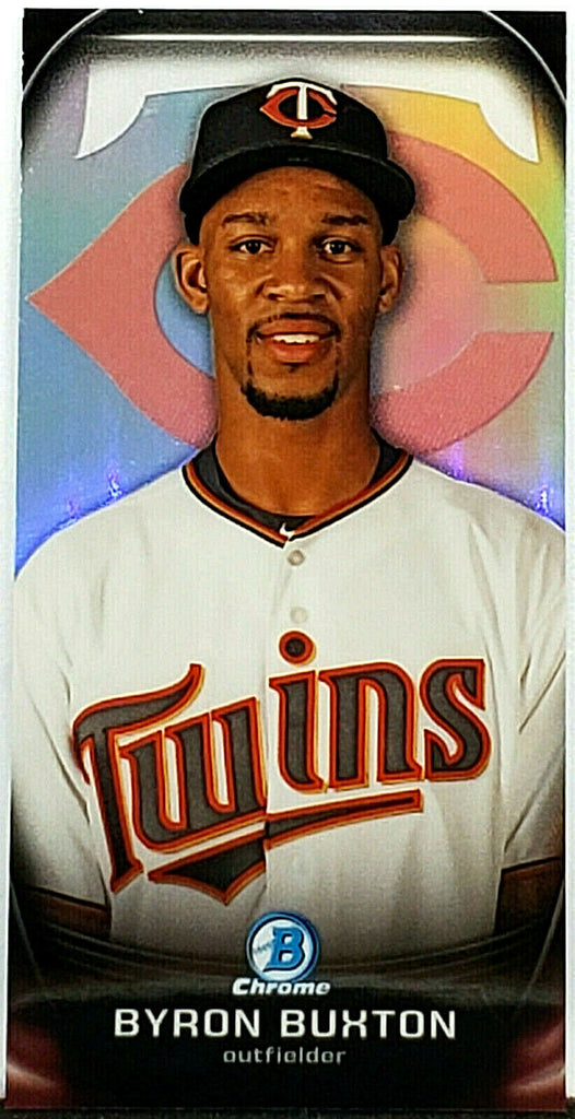 定率割引 西日本 Mini Refractor Rookie Buxton Byron 2015 #PP-1 Chrome Bowman スポーツ選手