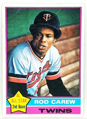 Rod Carew 1976 Topps #400 HOF Minnesota Twins Batting Superstar!