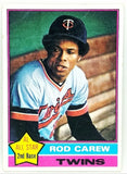 Rod Carew 1976 Topps #400 HOF Minnesota Twins Batting Superstar!