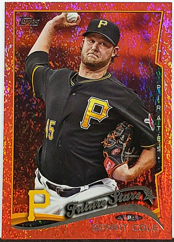 Gerrit Cole Rookie Future Stars Red Hot Foil 2014 Topps #179 Pirates