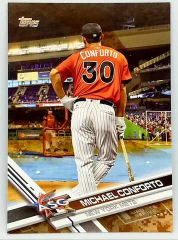 Michael Conforto SP Camo Serial 25/25 2017 Topps Update #US168, Mets