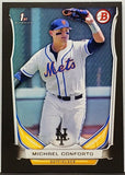 Conforto, Rookie, Black, Asia, Michael, Bowman, Draft, New York, Mets, Slugger, Home Runs, RC, Baseball Cards