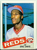 Davis, Rookie, Eric, Topps, 1985, Cincinnati, Reds, Home Runs, Hobby, Collect, Baseball Cards