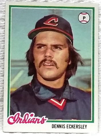 1978 Topps #122 Dennis Eckersley, Indians, Graded 7.5 NM+, CardboardandCoins.com