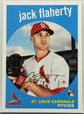 Flaherty, Rookie, Retro, 1959 Topps, Jack, St Louis, Cardinals, Pitcher, Strikeouts, Topps, Archives, RC, Baseball Cards