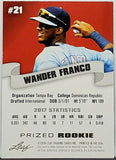 Franco, Rookie, Wander, 2018, Leaf, Prized, 21, Tampa Bay, Rays, On-Base Streak, Phenom, Home Runs, Slugger, RC, Baseball Cards