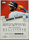 Franco, Rookie, Wander, 2018, Leaf, Prized, 21, Tampa Bay, Rays, On-Base Streak, Phenom, Home Runs, Slugger, RC, Baseball Cards