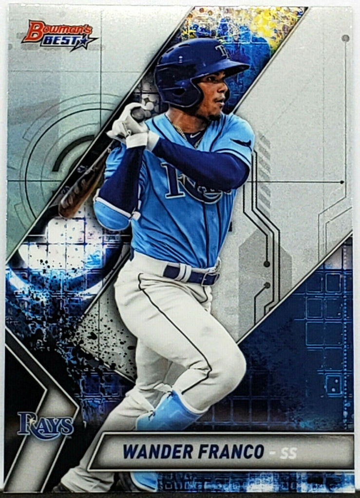 Wander Franco Rookie 2019 Bowman's Best #TP-1, Tampa Bay Rays ...