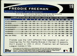 Freeman, 2nd Year, Freddie, 2012, Topps, Chrome, 19, MVP, Atlanta, Braves, Los Angeles, Dodgers, World Series, Home Runs, Slugger, RC, Baseball Cards