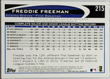 Freeman, Freddie, Rookie, Blue Border, SP, Walmart, 2012, Topps, 215, Phenom, MVP, All-Star, Atlanta, Braves, World Series, Home Runs, Slugger, RC, Baseball Cards