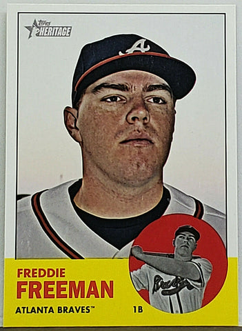 Freddie Freeman 1963 Retro 2012 Topps Heritage #53, Atlanta