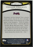 Freeman, Rookie-Era, Gold Futures, Freddie, 2012, Topps, GF-4, GF4, Rookie, Phenom, MVP, All-Star, Atlanta, Braves, World Series, Home Runs, Slugger, RC, Baseball Cards