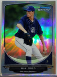 Fried, Rookie, Refractor, Mini, Max, 2013, Bowman, Chrome, Cream of the Crop, CC-SDP3, Pitcher, San Diego, Padres, Atlanta, Braves, Strikeouts, RC, Baseball Cards