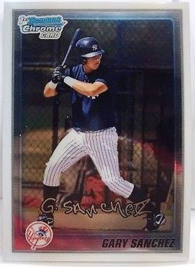 HOT * GARY SANCHEZ ROOKIE * 2010 Bowman Chrome Prospects BCP207 Yankees Auto, CardboardandCoins.com