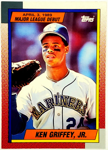 Ken Griffey Jr 2nd Year 1990 Topps '89 Major League Rookie Debut