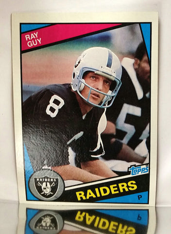 Guy, Ray, HOF, Punter, Field Goal, Punting, Raiders, Los Angeles, NFL, Topps, Football Card