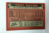 Gwynn, Tony, Padres, San Diego, HOF, Batting Average, Baseball Cards, Topps, 1986