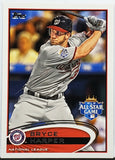 Harper, Bryce, Rookie, All-Star Game, ASG, 2012, Topps, Update, US299, 299, RC, Mondo, Phenom, ROY, MVP, All-Star, ALCS MVP, Postseason, World Series, Washington, Nationals, Philadelphia, Phillies, Home Runs, Slugger, RC, Baseball, MLB, Baseball Cards