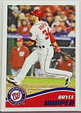 Harper, Bryce, 2013, Topps, MLB, Sticker, 172, Phenom, ROY, 2X MVP, All-Star, Washington, Nationals, Philadelphia, Phillies, Home Runs, Slugger, RC, Baseball Cards