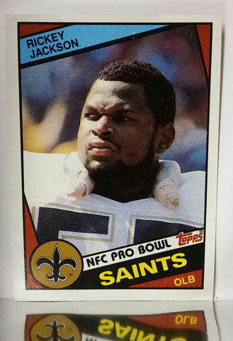 Rickey Jackson, Rookie, Topps, New Orleans, Saints, HOF, Linebacker, NFL, Football Card