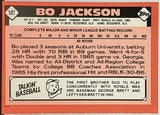 Jackson, Rookie, Bo, 1986, Topps, Traded, 50T, XRC, Bo Knows, All-Star, ASG, All-Star Game MVP, 2-Sport, Kansas City, Royals, Raiders, Running Back, Home Runs, Slugger, RC, Baseball Cards
