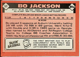 Jackson, Rookie, Bo, 1986, Topps, Traded, 50T, XRC, Bo Knows, All-Star, ASG, All-Star Game MVP, 2-Sport, Kansas City, Royals, Raiders, Running Back, Home Runs, Slugger, RC, Baseball Cards