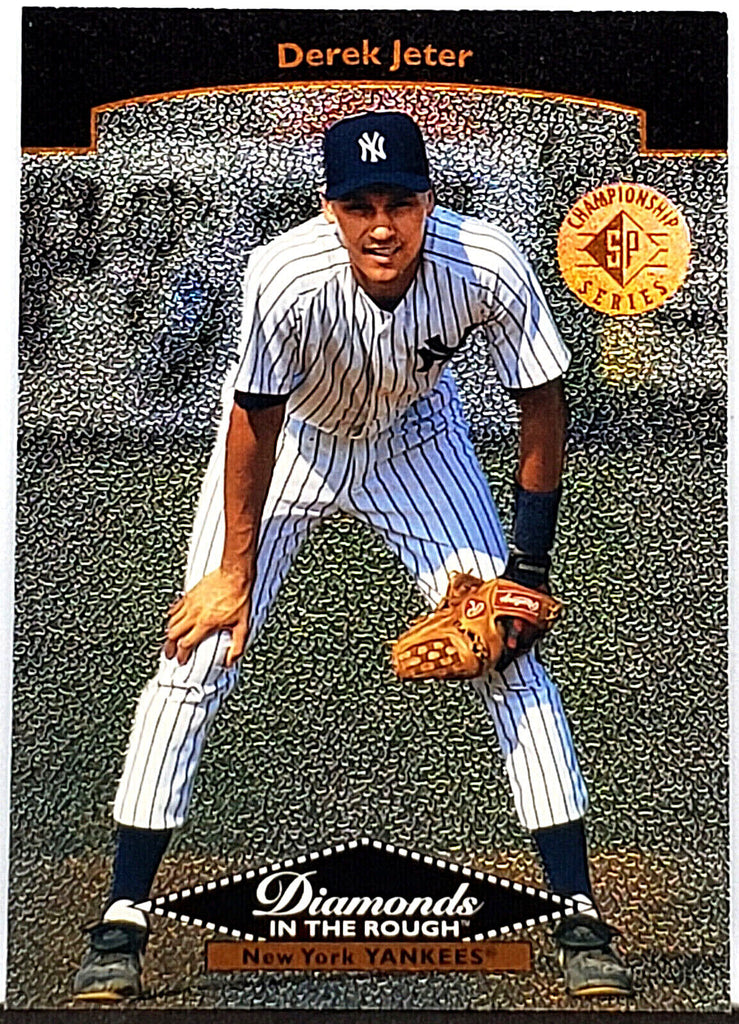 Derek Jeter Rookie Foil 1995 SP Championship Diamonds In The Rough