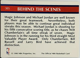 Jordan, Michael, Johnson, Magic, Super Streaks, 1990, Hoops, 385, HOF, MVP, Chicago, Bulls, Los Angeles, Lakers, Champs, Champions, Points, NBA, Basketball Cards