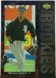 Jordan, Michael, Rookie Electric Diamond, Foil, SP, 1994, Upper Deck, 19, RC, 2-Sport, Athlete, Chicago, White Sox, Bulls, NBA, HOF, GOAT, Home Runs, Slugger, RC, Baseball, MLB, Baseball Cards