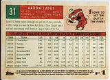 Judge, Aaron, 1959 Topps, Retro, 2018, Topps, Archives, 31, ROY, All-Star, Silver Slugger, Home Run Derby Champ, All Rise, New York, Yankees, Home Runs, Slugger, RC, Baseball, MLB, Baseball Cards