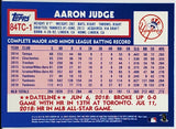 Judge, Aaron, Refractor, 1984, Retro, 35th Anniversary, Insert, 2019, Topps, Chrome, 84TC-1, ROY, All-Star, Silver Slugger, Home Run Derby Champ, All Rise, New York, Yankees, Home Runs, Slugger, RC, Baseball, MLB, Baseball Cards