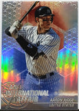 Judge, Aaron, Refractor, Insert, 2018, Topps, Chrome, Update, International, Affair, IA-AJ, IAAJ, AJ, ROY, All-Star, Silver Slugger, Home Run Derby Champ, All Rise, New York, Yankees, Home Runs, Slugger, RC, Baseball, MLB, Baseball Cards