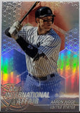 Judge, Aaron, Refractor, Insert, 2018, Topps, Chrome, Update, International, Affair, IA-AJ, IAAJ, AJ, ROY, All-Star, Silver Slugger, Home Run Derby Champ, All Rise, New York, Yankees, Home Runs, Slugger, RC, Baseball, MLB, Baseball Cards