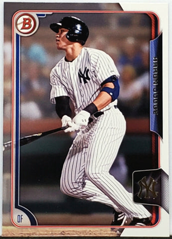 Judge, Aaron, Rookie, 2015, Bowman, Base, Draft, Paper, Topps, RC, ROY, All-Star, Silver Slugger, Home Run Derby Champ, All Rise, New York, Yankees, Home Runs, Slugger, RC, Baseball, MLB, Baseball Cards