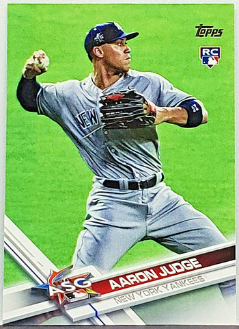 Aaron Judge Rookie 2017 Topps Update #US166, ASG, ROY, Yankees