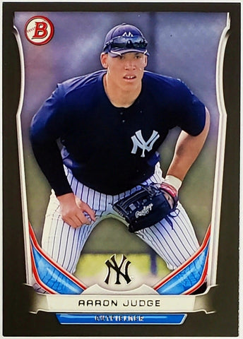 Judge, Aaron, Rookie, Asia, Black, Border, SP, Short Print, Variation, 2014, Bowman, TP-39, Draft, Prospect, Topps, RC, MVP, ROY, All-Star, Silver Slugger, Home Run Derby, All Rise, New York, Yankees, Bronx Bombers, Home Runs, Slugger, RC, Baseball, MLB, Baseball Cards