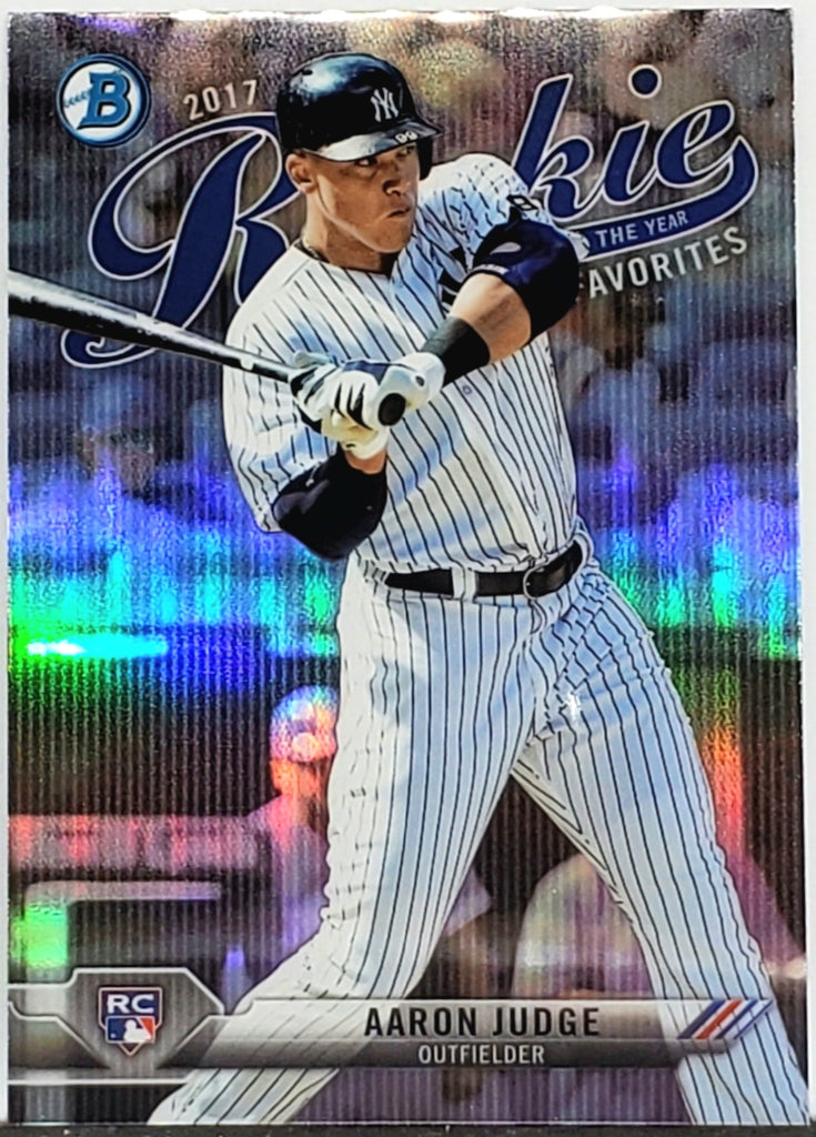 Aaron Judge Rookie Refractor 2017 Bowman Chrome #ROYF-9 Yankees