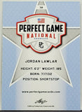 Lawlar, Rookie, Jordan, 2020, Leaf, Perfect Game, National Showcase, 58, RC, 5th Overall, Draft Pick, MLB Draft, Prospect, Arizona, Diamondbacks, DBacks, Home Runs, Slugger, RC, Baseball Cards