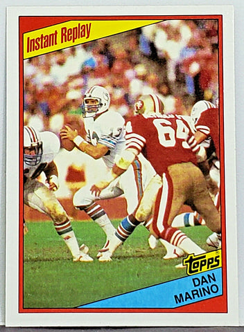 Marino, Rookie, Topps, Instant Replay, Miami, Dolphins, HOF, Quarterback, Super Bowl, MVP, NFL, Football Card