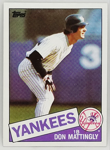 1985 Topps #665 Don Mattingly, 2nd Year, New York Yankees, MVP, HOT!