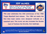 McNeil, Jeff, Rookie, Flying, Squirrel, Silver Pack, Chrome, Mega Box, Mojo, Refractor, 1984 Topps, Retro, Insert, 2019, Topps, T84-33, RC, All-Star, Pure Hitter, New York, Mets, Home Runs, Slugger, RC, Baseball, MLB, Baseball Cards