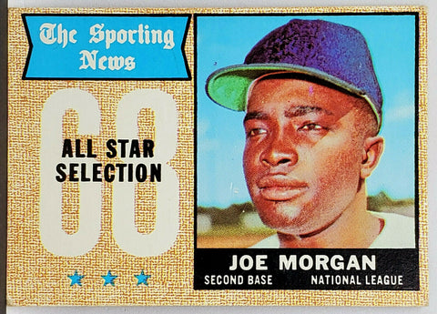 Morgan, Joe, All-Star, Sporting News, Topps, HOF, MVP, Slugger, Astros, Cincinnati, Reds, Home Runs, Baseball Cards