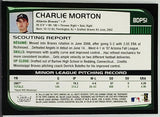 Morton, Rookie, Charlie, 2008, Bowman, Chrome, BDP51, Topps, Pitcher, All-Star, World Series, Atlanta, Braves, Houston, Astros, Pittsburgh, Pirates, Strikeouts, RC, Baseball Cards