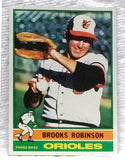 1976 Topps #95 Brooks Robinson, 3rd Base, Orioles, Gold Gloves, Graded 8 NM-MY, CardboardandCoins.com