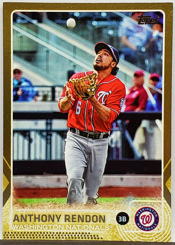 Rendon, Anthony, Gold, SP, Topps, Serial, Short Print, Washington, Nationals, Angels, Baseball Cards