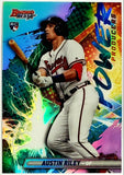 Riley, Austin, Rookie, Refractor, 2019, Bowman's, Bowmans, Bowman, Best, Power Producers, PP-ARI, Topps, RC, All-Star, Silver Slugger, World Series, Champ, Title, 3rd Base, 3rd Baseman, Third Base, Atlanta, Braves, Home Runs, Slugger, RC, Baseball, MLB, Baseball Cards